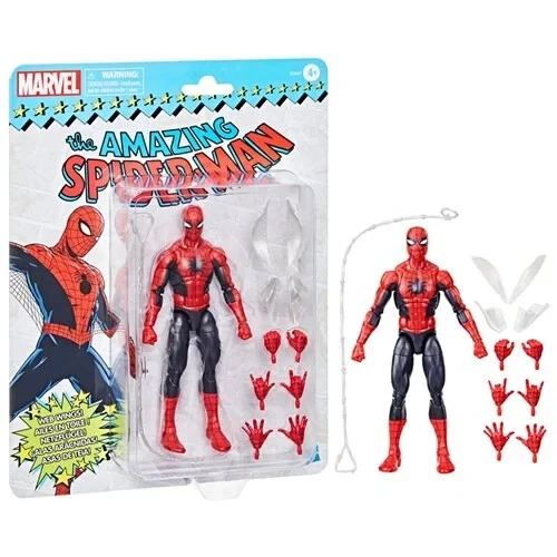 Hasbro Spider-Man - Spider-Man con tuta Mystery Web Gear nera e dorata