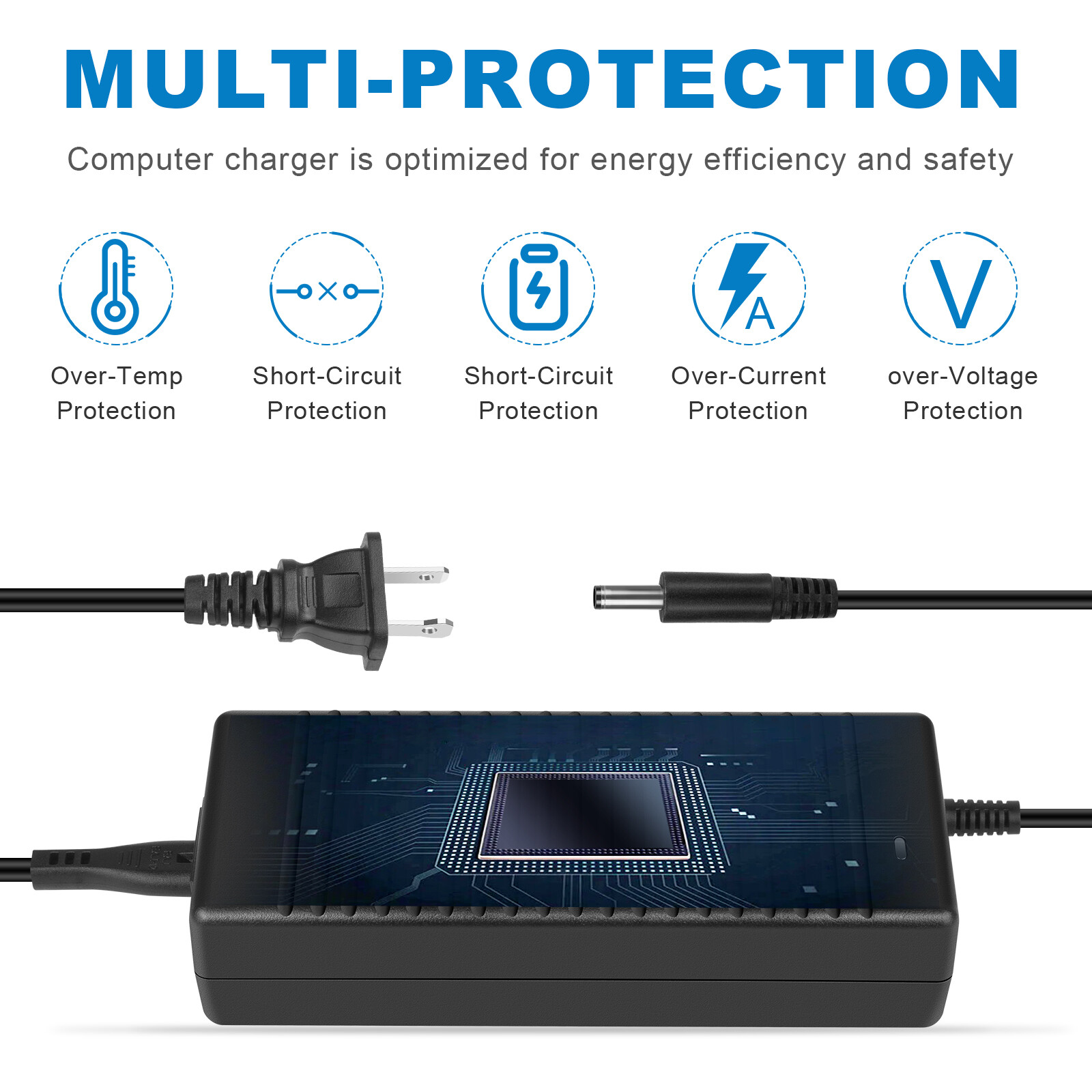 For Dell 90-Watt 4.5mm Barrel AC Adapter Laptop Charger Power Supply Cord