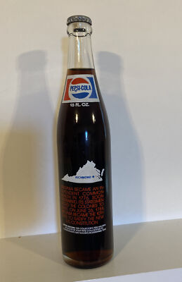 1976 PEPSI 16oz Glass Bottle Bicentennial RICHMOND 1 The Old