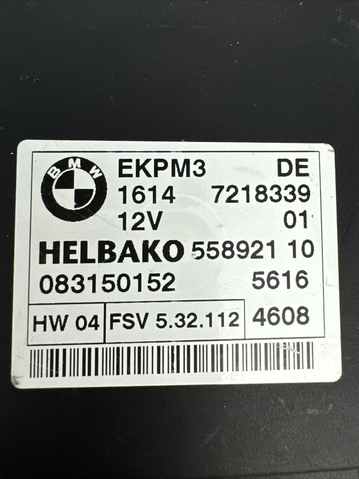 2009-2013 BMW 528I XDRIVE Fuel Pump Control Unit Module 7218339 OEM EKPM3 - Изображение 2 из 4