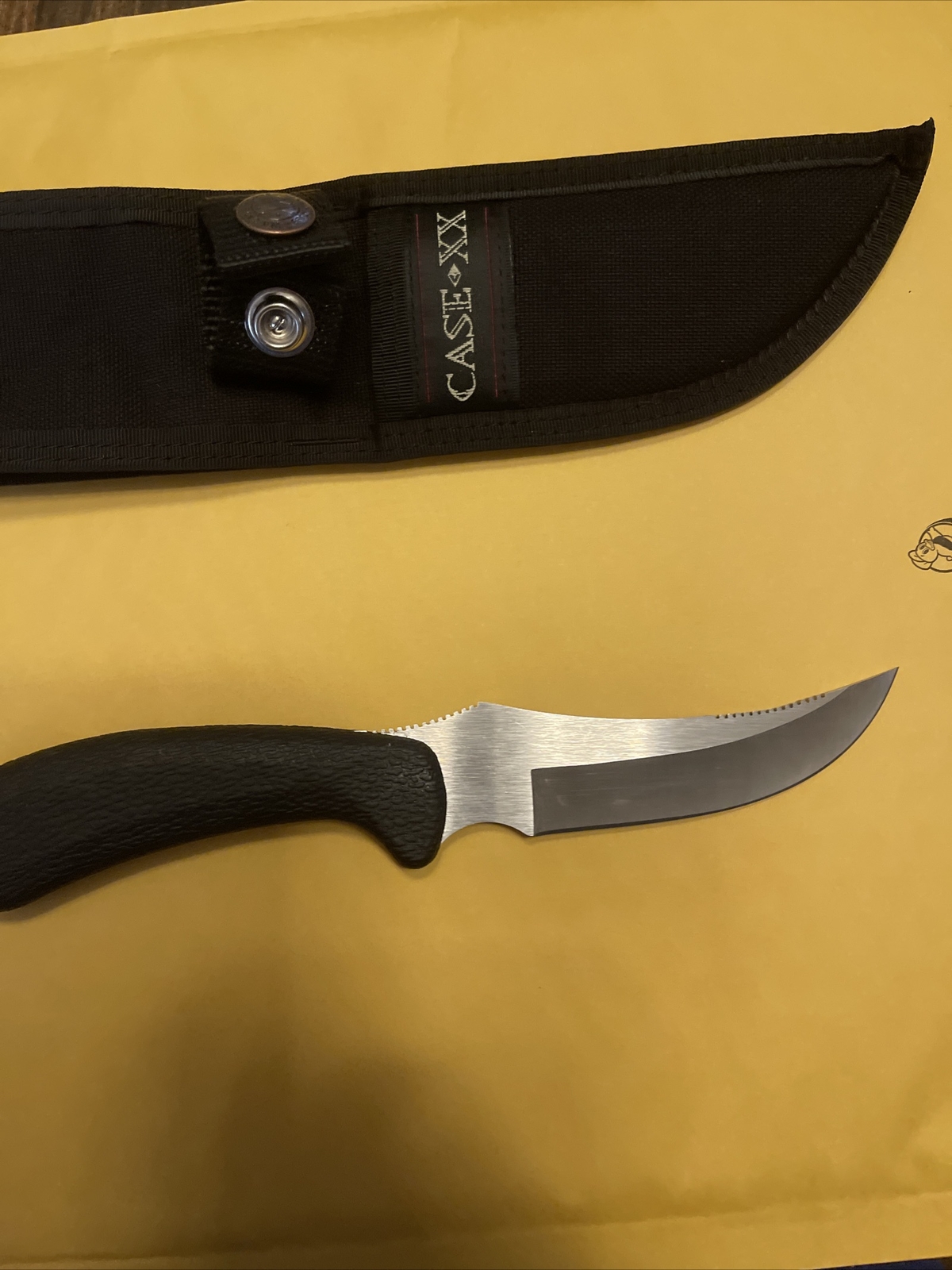 Case Fixed Blade Ridgeback Hunter Knife Black ( 526 ) eBay