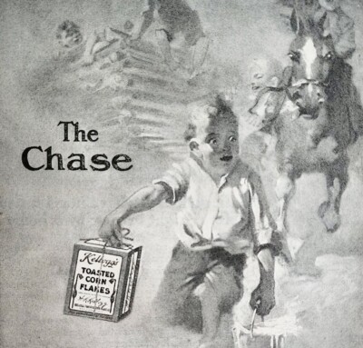 Kelloggs Toasted Corn Flakes 1910s Advertisement Cereal The Chase DWAA22