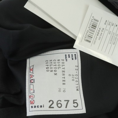 Sacai Sacai 22Ss Suiting Mix Shorts Half Pants Short Belted Gray