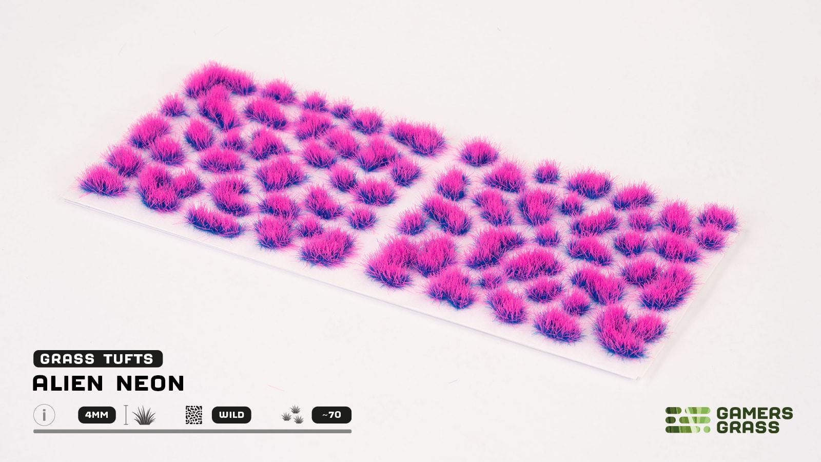 Gamers Grass Alien Tufts Neon 4mm Hobby Wargames