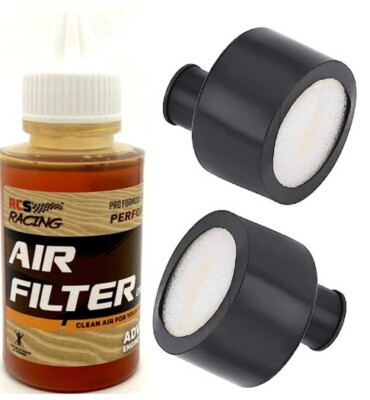 Nitro RC Feinschaum Luftfilter X 2 plus Luftfilter Öl Kombi 1/10 Auto Buggy LKW
