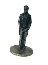 Danbury Mint President Figurine Pewter Soldier LaRocca Vtg James K Polk 11th usa