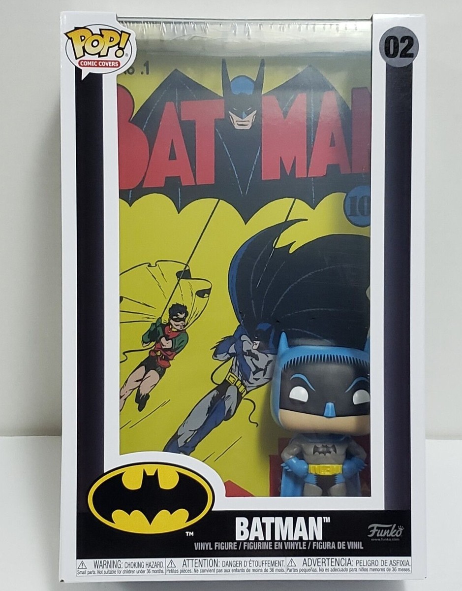 BATMAN with Comic #1 - Funko POP Comic Covers # 02 Vinyl Figure