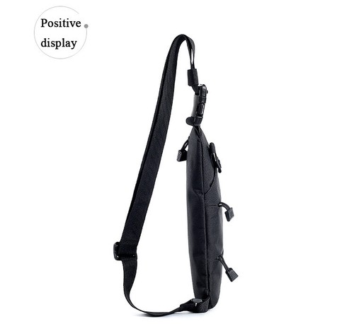 Bolso bandolera táctico de cabestrillo para hombre oculto para llevar pistola paquete de hombro pecho - Imagen 8 de 10
