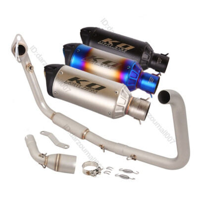 For Benelli TNT135 TNT125 2017-2023 51MM Exhaust System Muffler Header Link Pipe