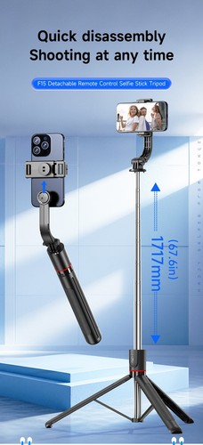 Remote Selfie Stick Tripod Phone Desktop Stand Desk Holder For iPhone/Samsung US - 第 12/12 張圖片