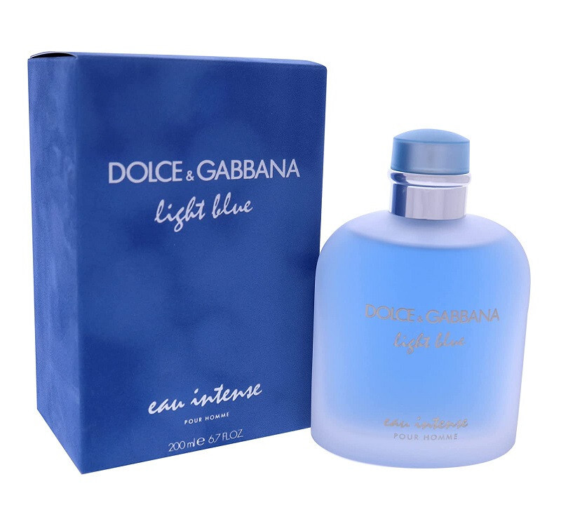 Dolce Gabbana Light Blue Intense Men 6.7 oz 200 ml Eau De