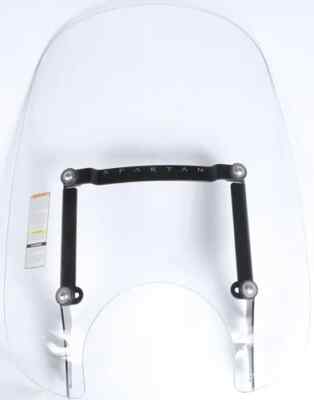 NC Spartan Quick Release Winshield Clear 18.5in for Low Rider Custom 87-92