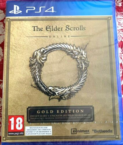 The Elder Scrolls Online Edition Gold – Jeu Playstation PS4 NEUF Sous Blister