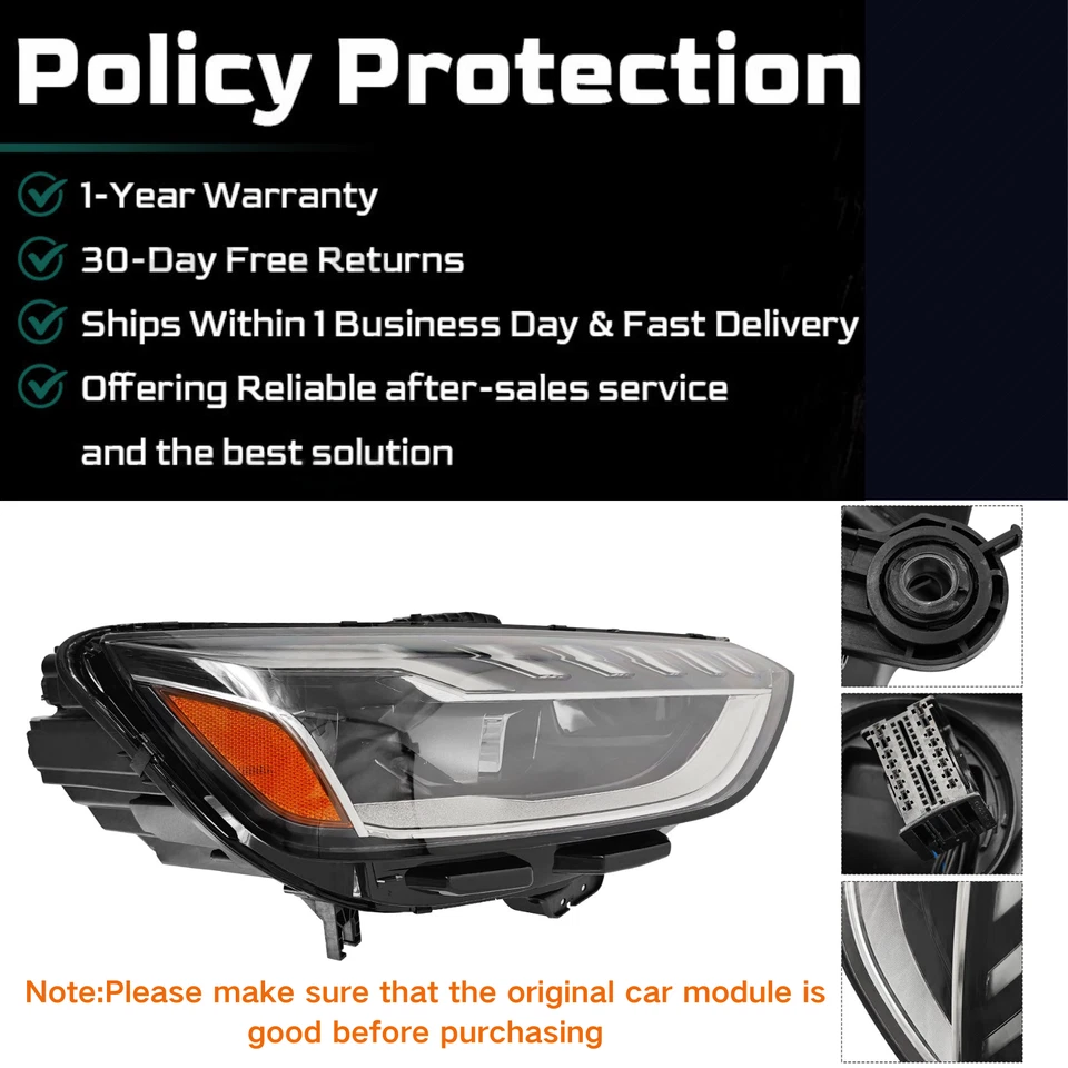 Right Headlamp Passenger Headlight LED 8W0941034F For 2020 2021-2023 AUDI A4 S4 - Изображение 2 из 4