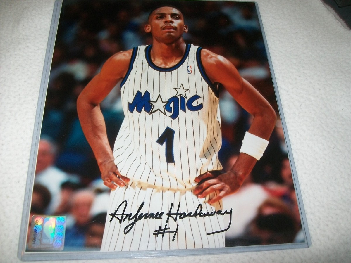 ANFERNEE HARDAWAY EARLY SIG AUTOGRAPHED SIGNED 8X10 PHOTO