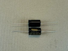 2pc Electrolytic Capacitor Axial 2000hr +105℃ RoHS 1200uF 50V φ16x26mm Supertech