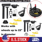 For Harbor Freight Manual Tire Changer Duck Head Mod Kit w/ Cone, Rim/Bead Clamp
