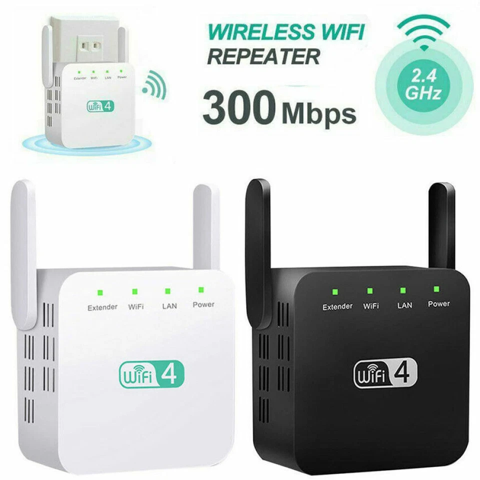 Dual-Band Wifi Extender Repeater Wireless Router Range Network Signal Booster - Image 3 of 4