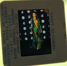 JENNIFER LOPEZ JLo SELENA All I Have IM REAL 2000 Versace GREEN DRESS SLIDE 391
