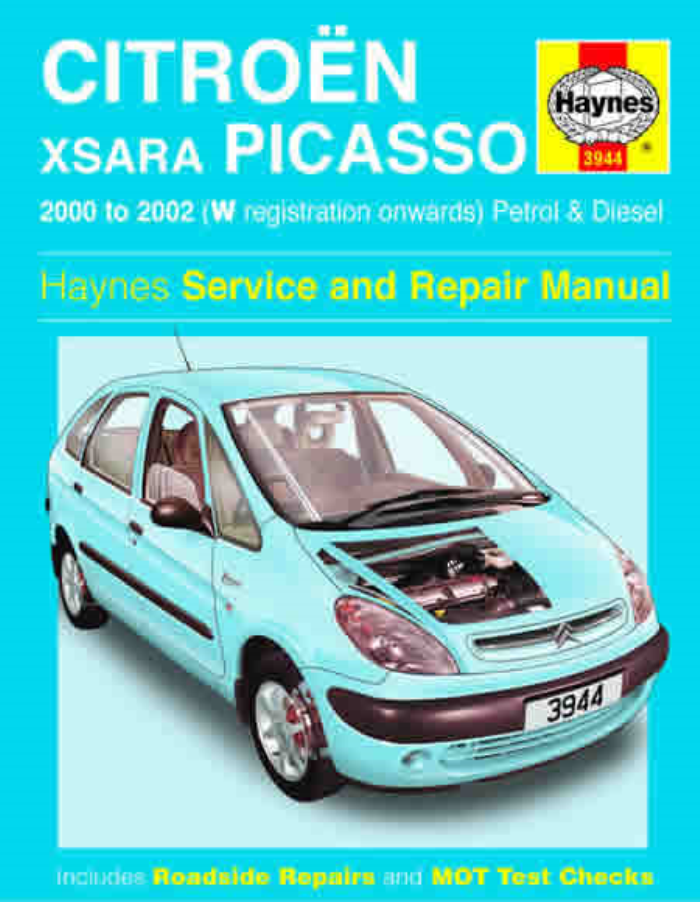 Haynes Citroen Xsara Picasso 2000-2002 MPV Workshop Manual