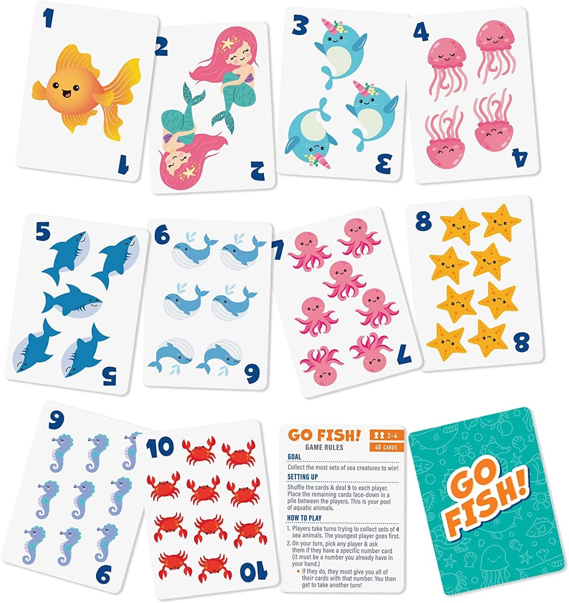 Regal Games Classic Card Games Including Old Maid, Go Fish