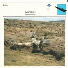1990 Edito-Service, tarjetas de aviones de guerra, aviones, #91,03 Bell XV-15