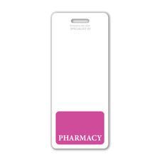 5 Pack - Pharmacy Badge Buddy Oversized Vertical XL ID Badge Backer