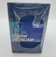 Lot of 6Maxell B-D12 Digital Betacam Broadcast Master Videotape Cassettes DVW HD