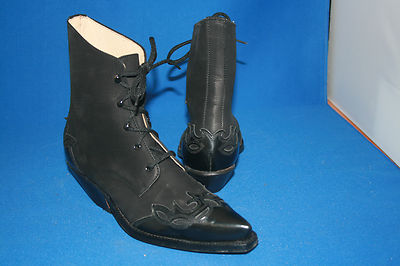 Prime Stiefelette westernstiefel Boots cowboyboots gr. 36  neu  schwarz leder