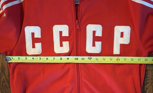Adidas Originals Vintage CCCP Red MED Track Top *Rare* - Picture 5 of 7