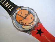 LES AVENTURES DE TINTIN! Famous Comic Swatch! NIB-RARE!