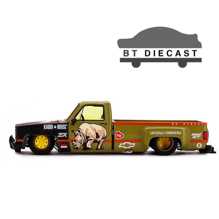 MINI GT KAIDO HOUSE CHEVROLET SILVERADO SUMATRAN RHINO 1/64