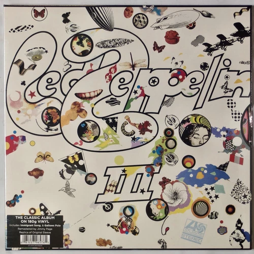 LED ZEPPELIN: III US Atlantic 2014 180g Rock Vinyl LP New/Sealed