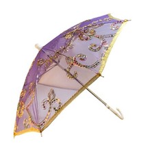 Purple Silk Parasol