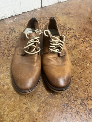 modern brown dress shoes Modern Brown Apron-Toe Derby Shoes 41 main image 0