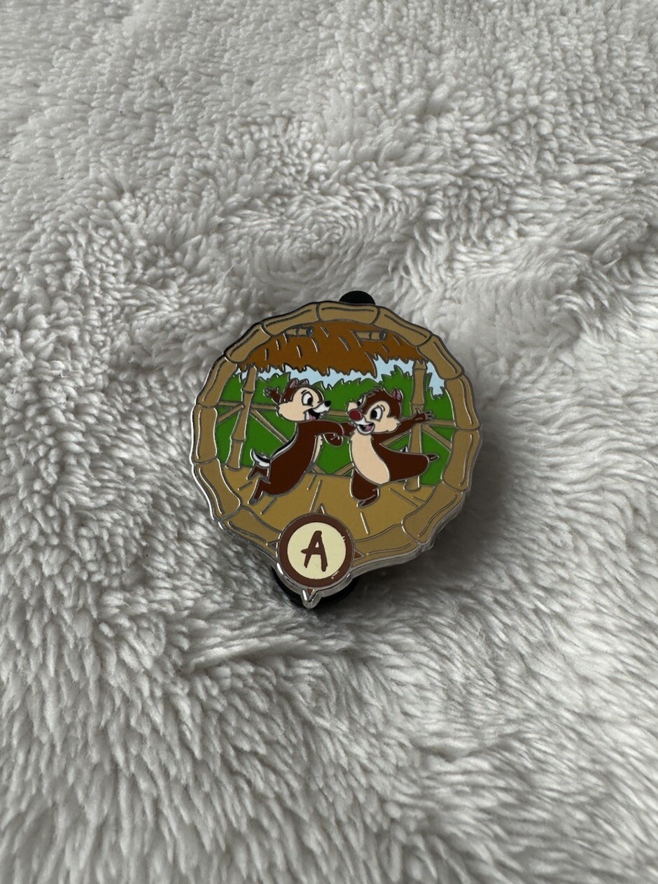 Disney 2024 Magic Kingdom Adventureland Mystery Box Chip & Dale Pin