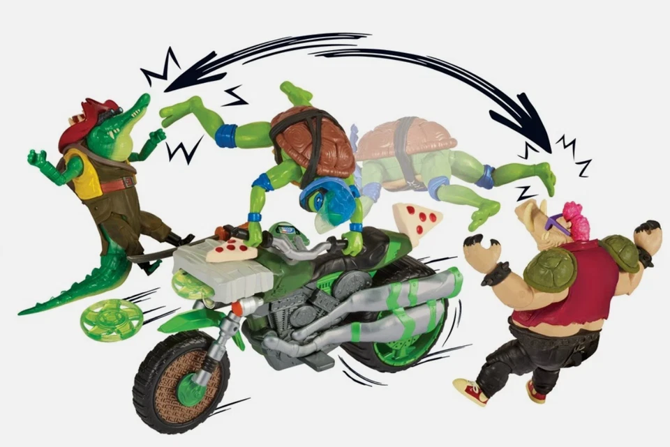 Teenage Mutant Ninja Turtles Movie Ninja Kick Cycle with Leonardo - Image 3 of 4