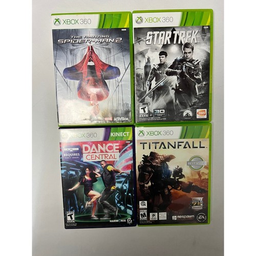 Xbox 360 Game Bundle: Spider-Man, Star Trek, Dance Central, Titanfall