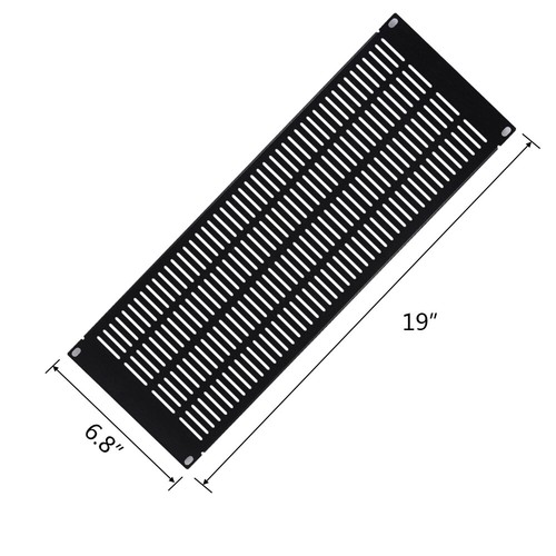 2/4 Pc 1U-4U Blank Rack Mount Panel Spacer for 19" Server Network Cabinet Vented - Picture 16 of 16