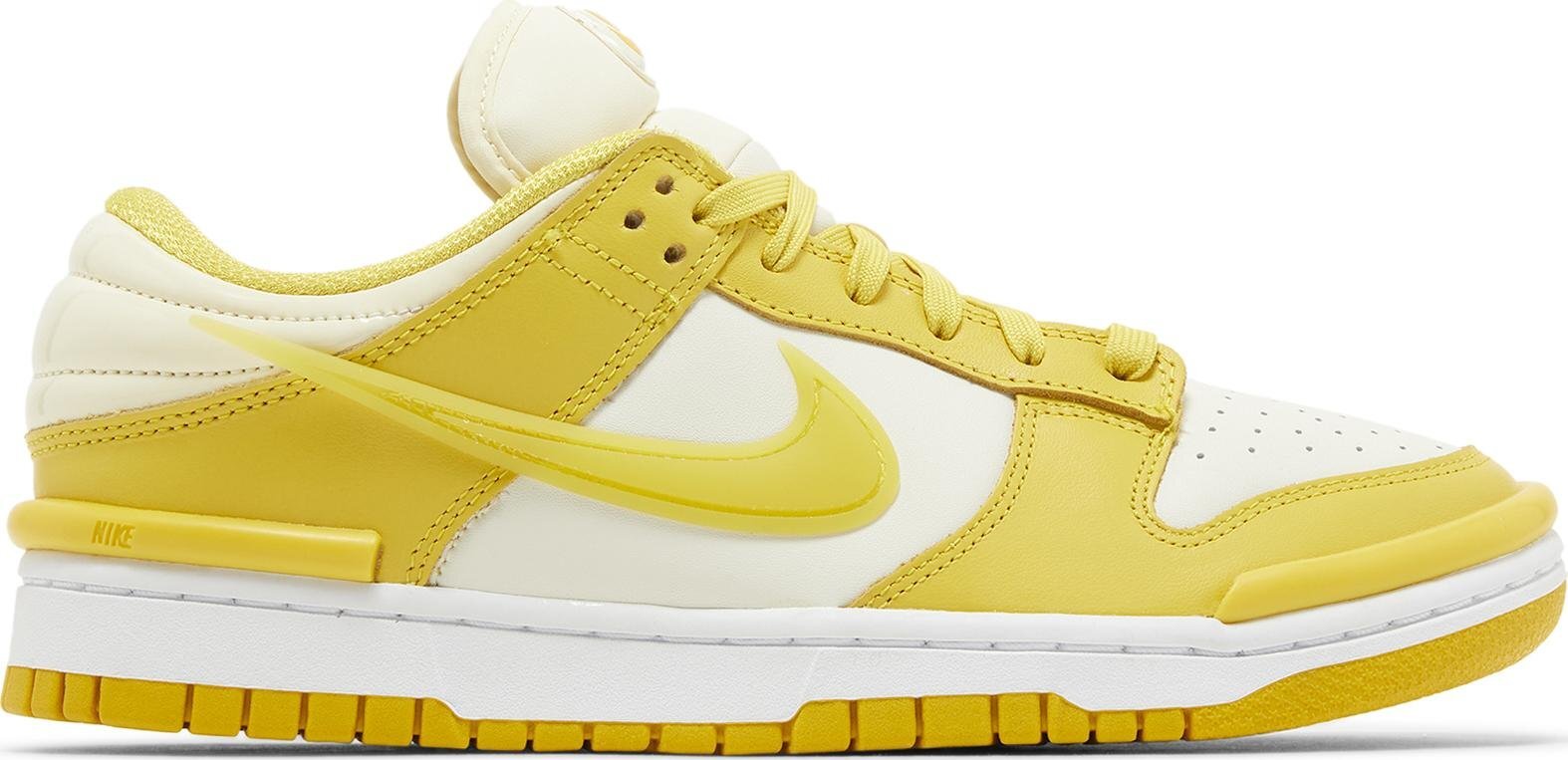 [DZ2794-100] Женские кроссовки Nike DUNK LOW TWIST VIVID SULPHUR (W)