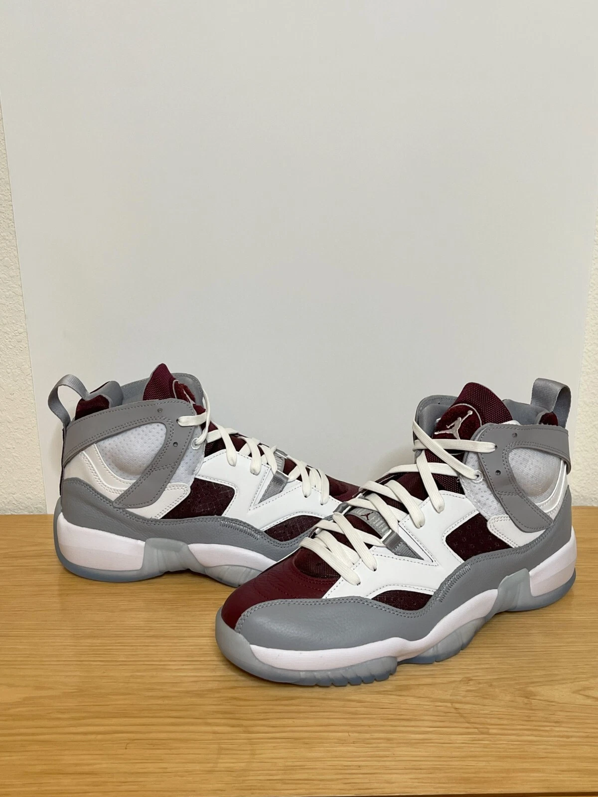 Taglia 11 Nuovo Jordan Jumpman due alberi legno di ciliegio bianco rosso 2022 DO1925 103
