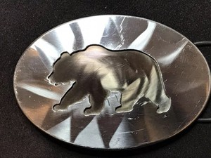 grizzly belt buckle