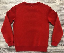 Hunter Embossed Red Sweatshirt Boys Size L- 12/14 Very Soft EUC