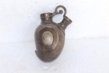 OLD VINTAGE PORTABLE HOOKAH POT HAND CARVED ANTIQUE COLLECTIBLE