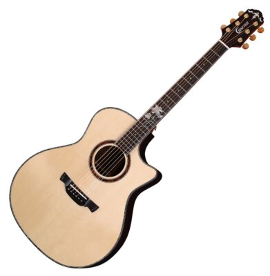 Crafter KWF 1000 PRESTIGE WF G-1000c Flower Inlay GA Acoustic Guitar All Solid