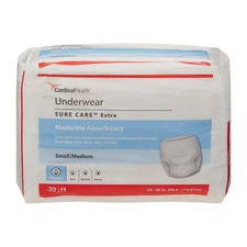 Cardinal Health, Underwear, Sure Care™ Extra, Small/Medium, 34" - 46"