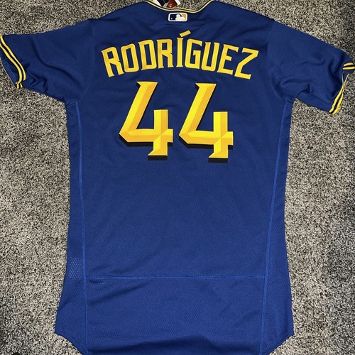 NIKE Seattle MARINERS Julio Rodriguez AUTHENTIC Jersey 40 City Connect MLB New - Picture 9 of 11