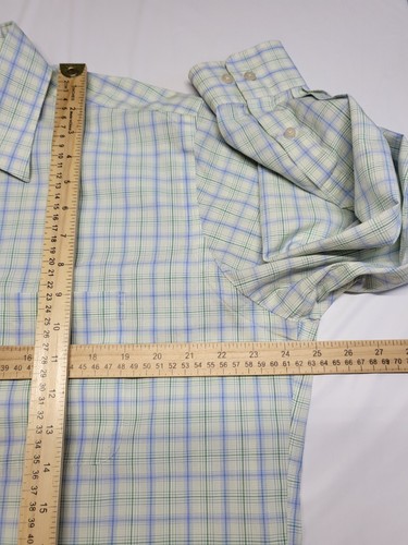 Kirkland Signature Mens Dress Shirt 16.5 33 Extra Long Staple Cotton Non Iron - Picture 9 of 12