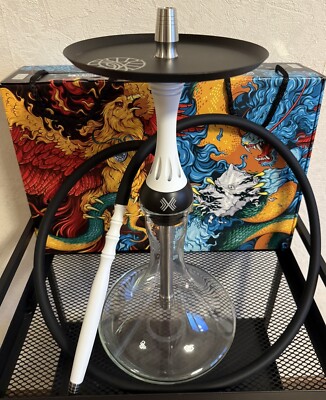 Alpha hookah Model X Snow white