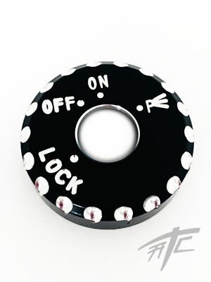 ZX-14 BLACK CONTRAST DIAMOND CUT “ZX” ENGRAVED KEY COVER 2011